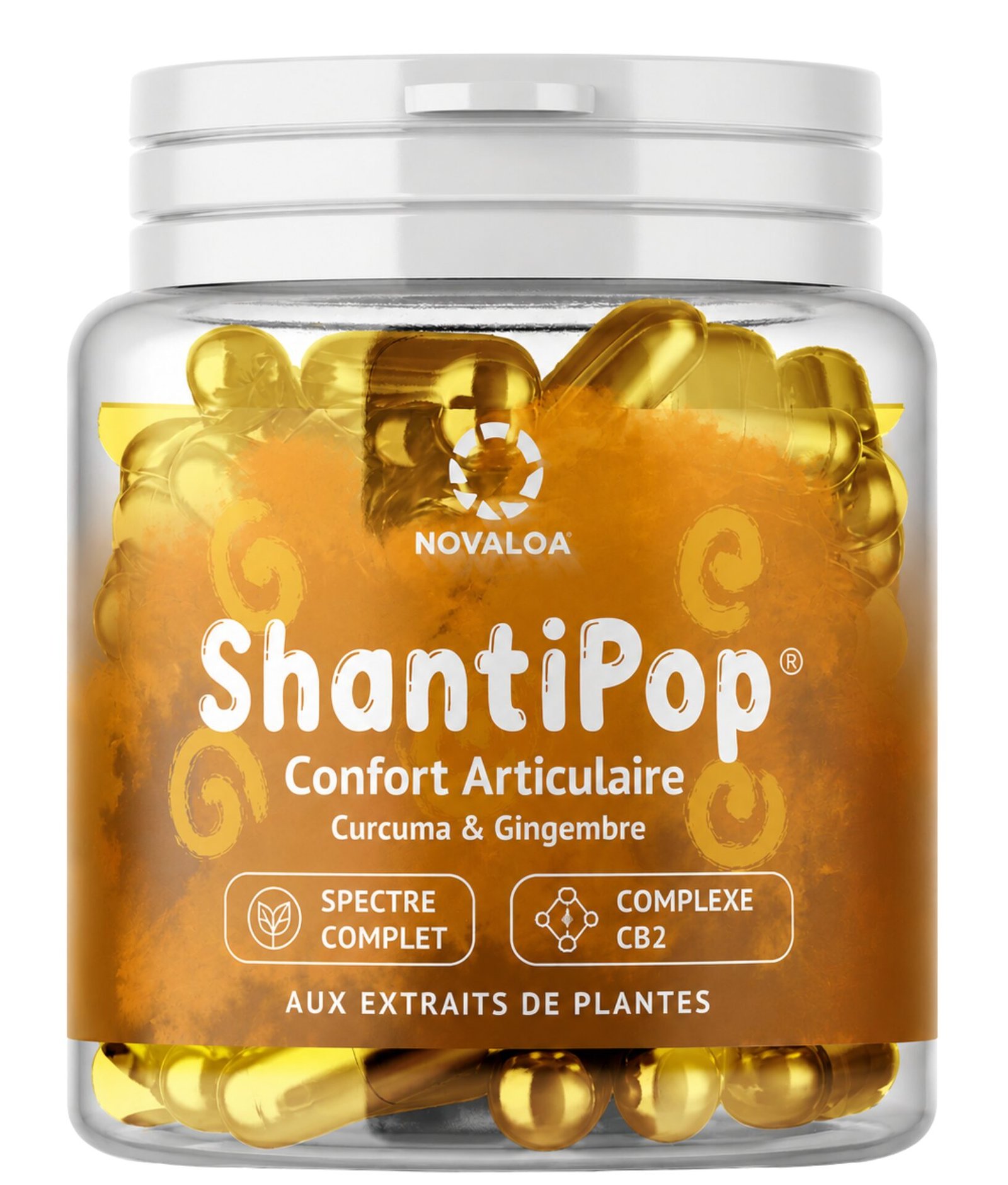 💪 Capsules Liquides Confort Musculaire & Articulaire – Spectre complet & Complexe CB2®