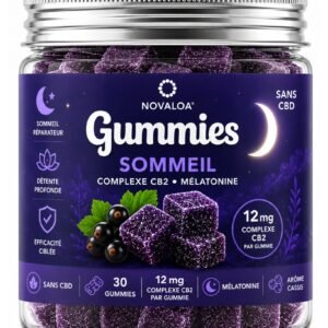 Gummies Complexe CB2 Sommeil – 12mg CB2 – Sans CBD – 90 grammes