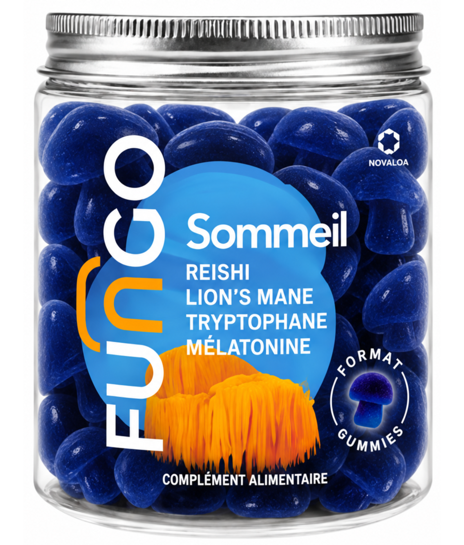 Gummies Sommeil Fungo® – Reishi, Lion’s Mane & Mélatonine